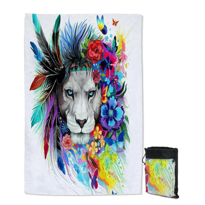 The Original Lion Vibes Sand Free Towel