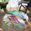 The Original Tropical Sea Turtle Round Area Rug