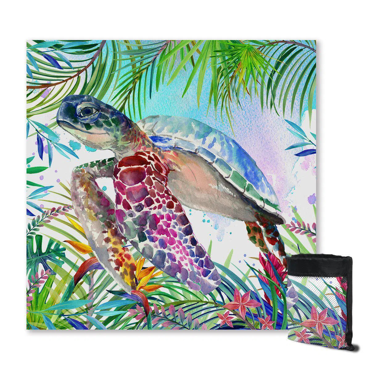 The Original Tropical Sea Turtle Sand Free Towel