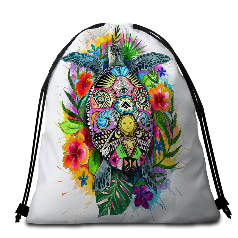 The Original Turtle Mystic Drawstring Bag