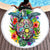 The Original Turtle Mystic Round Beach Towel