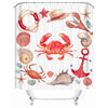 The Red Crab and Friends Shower Curtain