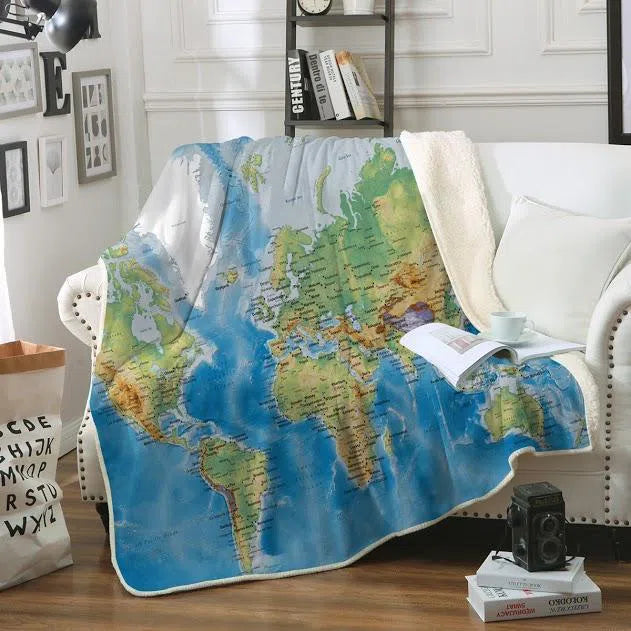 The Seven Seas Soft Sherpa Blanket