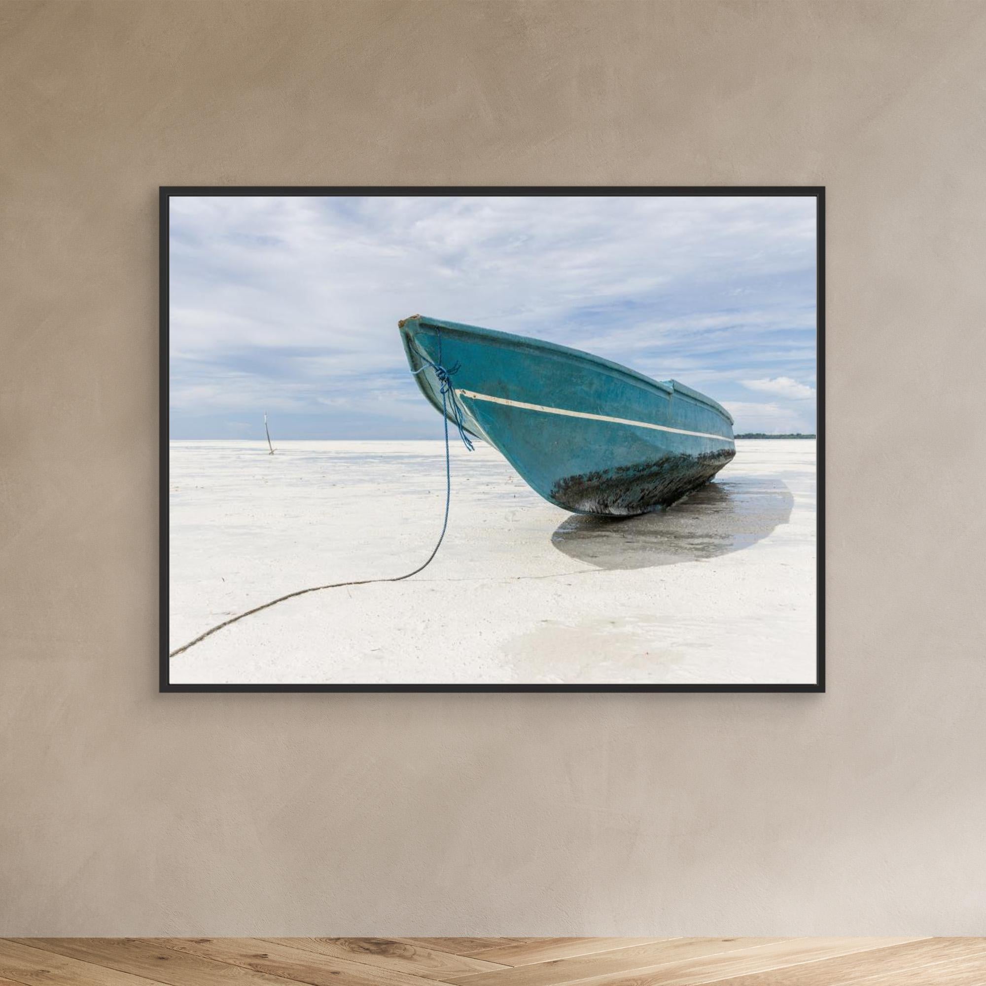 Canvas Print - Boat at the Beach by Photolovers