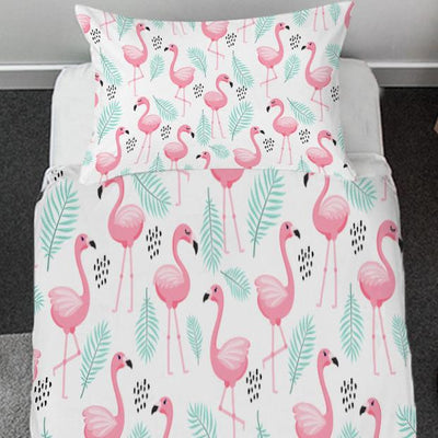 Flamingo Delight Toddler Bed Set