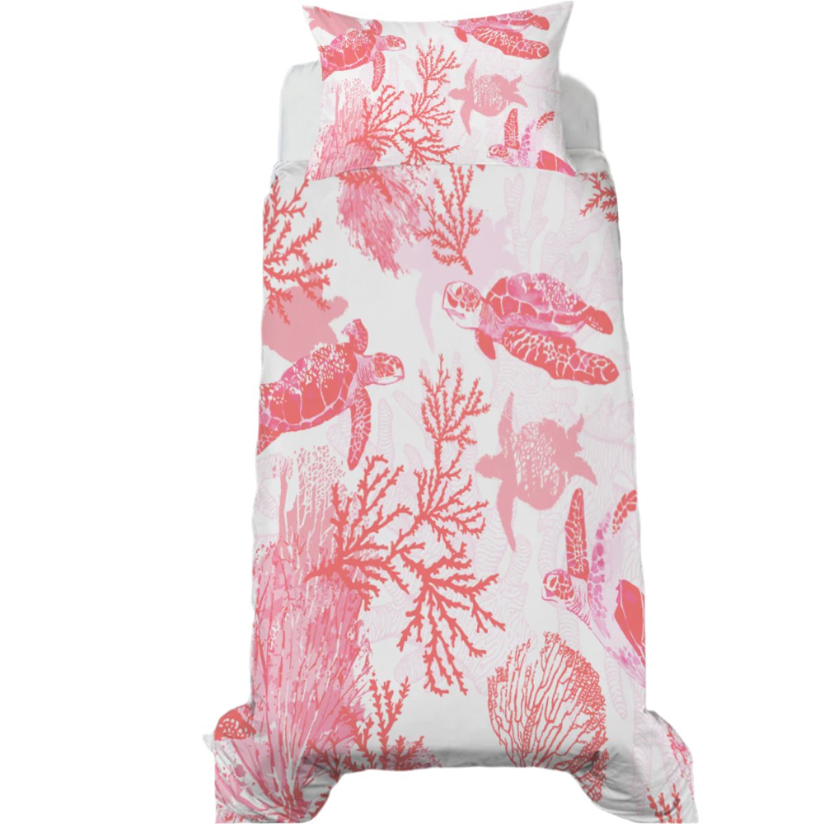 Toddler Bedding Set Red Coastal Passion