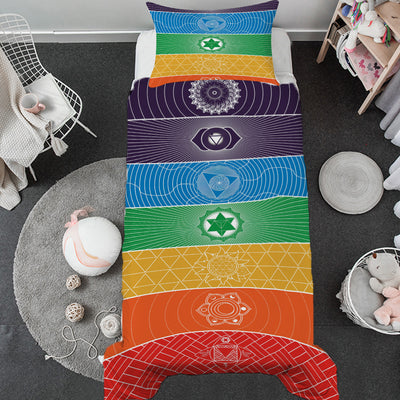 Chakra Yoga Toddler Bed Set