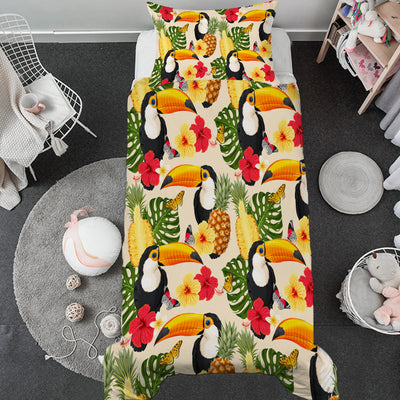 Tropical Toucan Toddler Bed Set