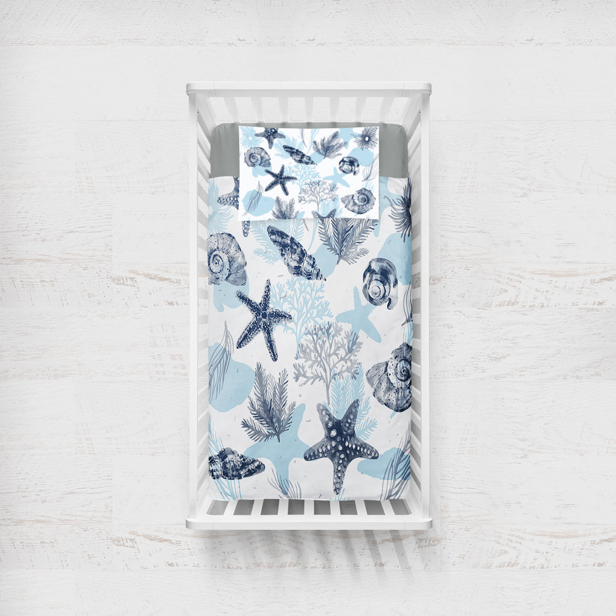 Ocean Blues Crib Bedding