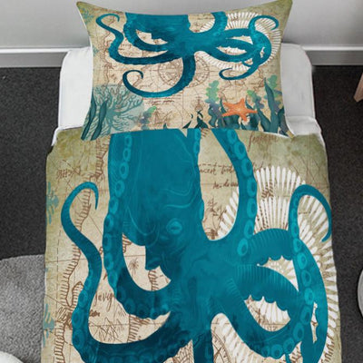 Octopus Love Toddler Bed Set