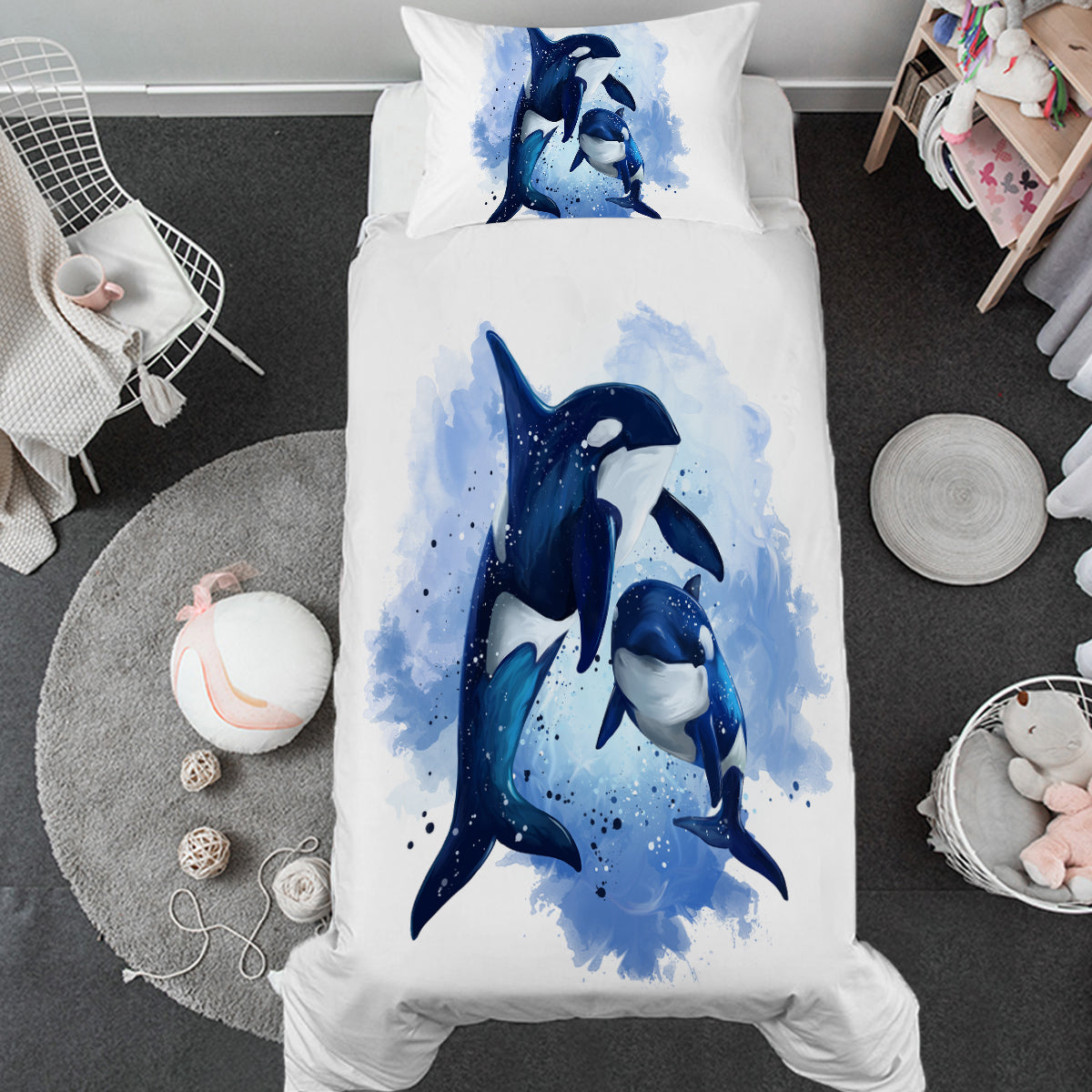 The Royals of Whales Toddler Bed Set