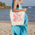 Red Coral Wonders Beach Tote