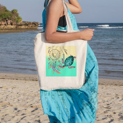 The Dreamcatcher and Sea Turtle Beach Tote