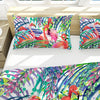 Flamingo Passion Reversible Bed Cover Set