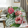 Tropical Hibiscus Flannel Fleece Blanket