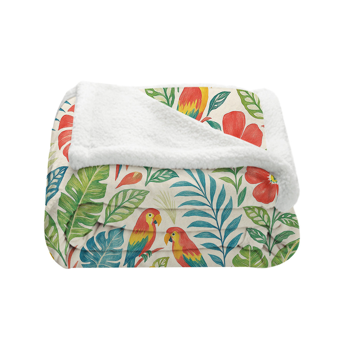 Classic Tropical Bedspread Blanket