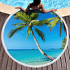 Tropical Escape Round Beach Towel