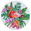 Tropical Flamingo Round Sand-Free Towel