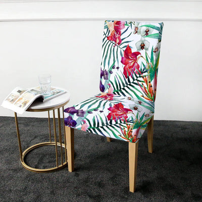 Tropical Floral Chair Cover