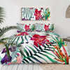 Tropical Floral Duvet Cover Set