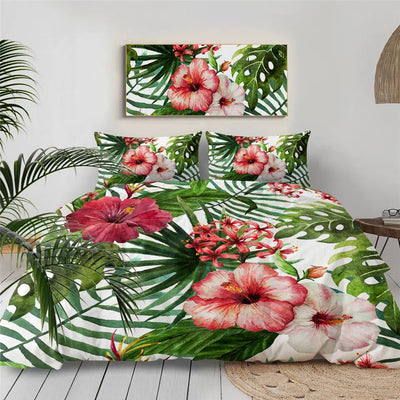 Tropical Hibiscus Bedding Set