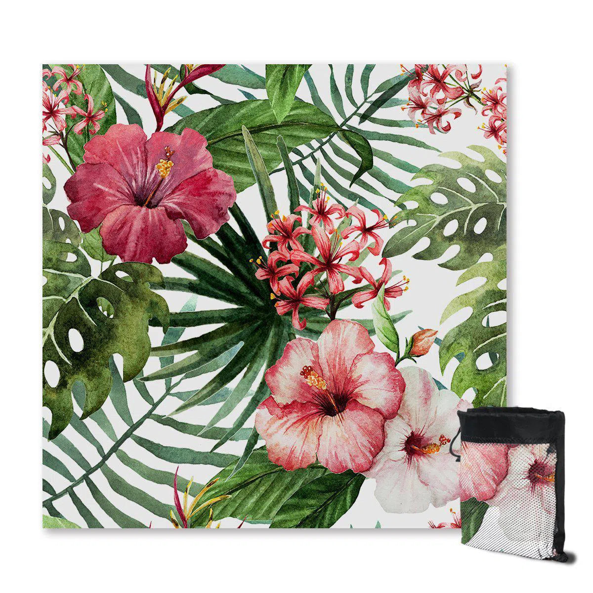 Tropical Hibiscus Sand Free Towel