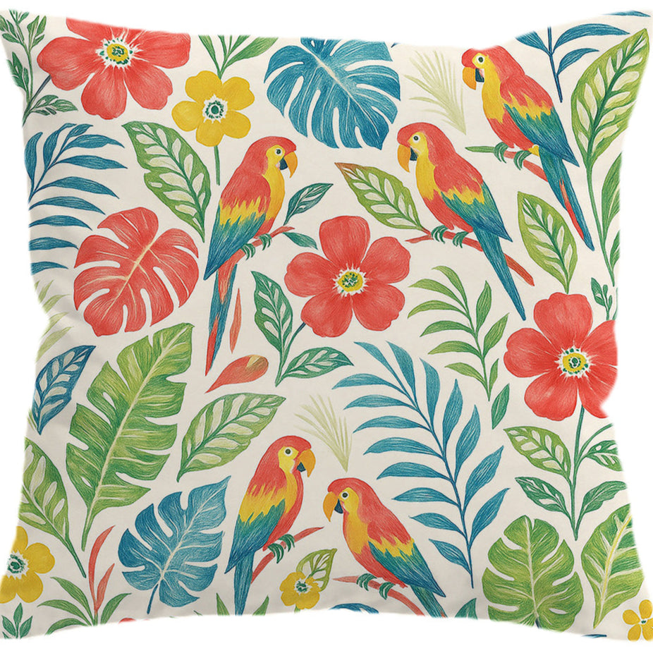 Classic Tropical Comforter with Shams and Pillow Cover