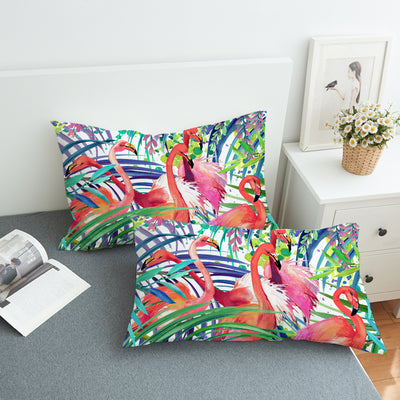 Flamingo Passion Pillow Sham