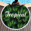 Tropical Round Beach Towel