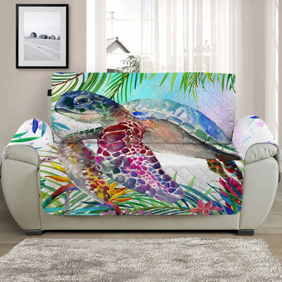 Tropical Sea Turtle Sofa Cover