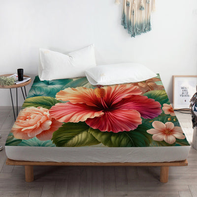 Hibiscus Flower Sheet Set