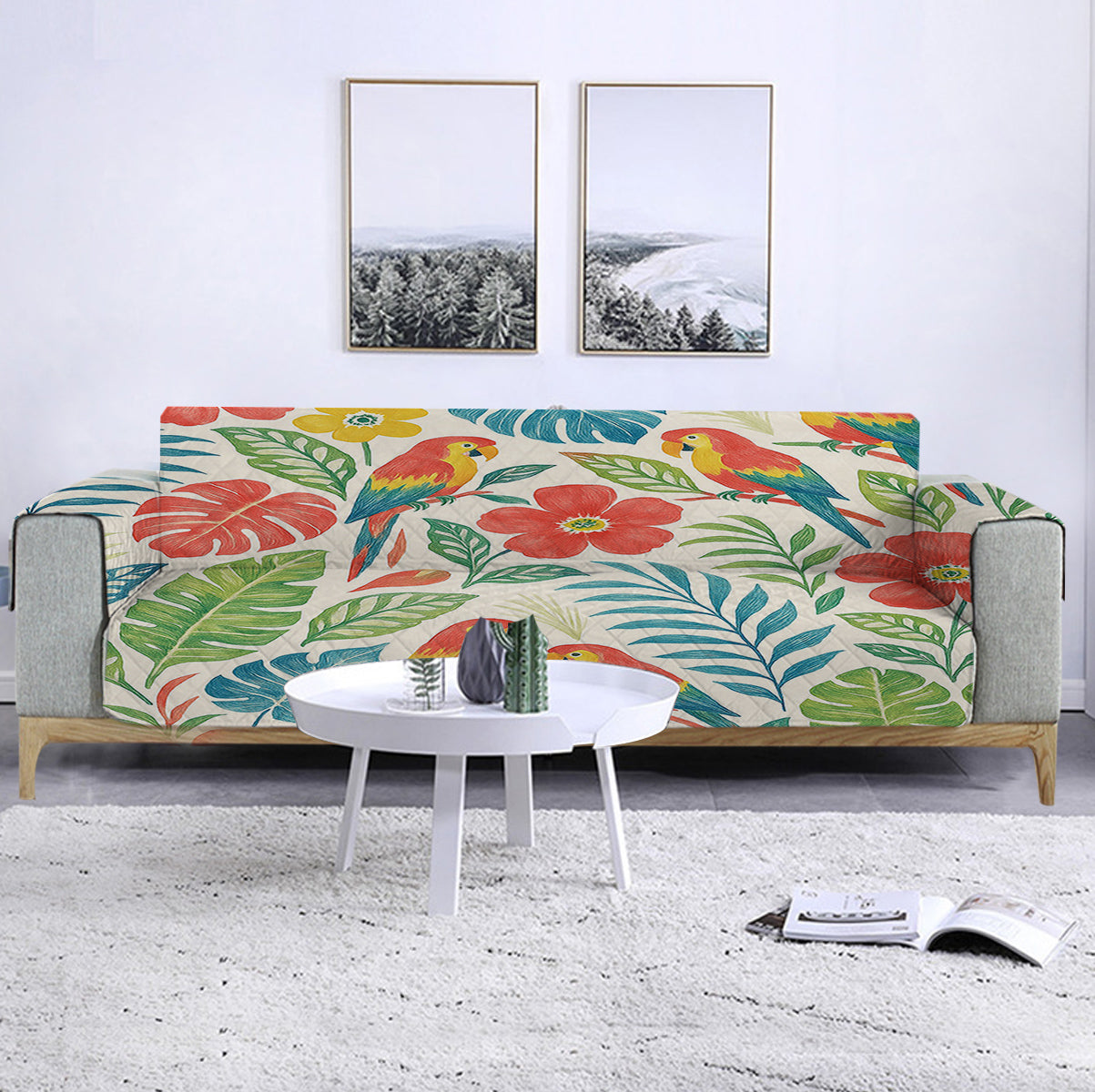Classic Tropical Sofa Cover