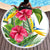 Tropical Weekend Round Beach Towel