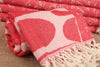 Red Turtle Turkish Beach Towel