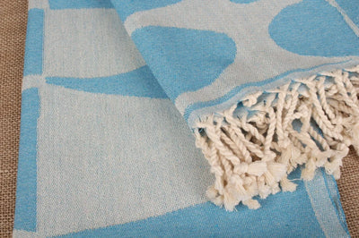 Turquoise Turtle Turkish Beach Towel