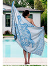 The Original Turquoise Turkish Turtle Beach Towel