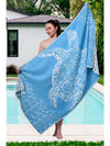 The Original Turquoise Turkish Turtle Beach Towel