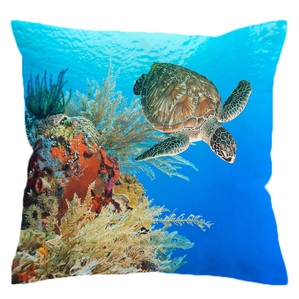 Turtle Pillow Cover