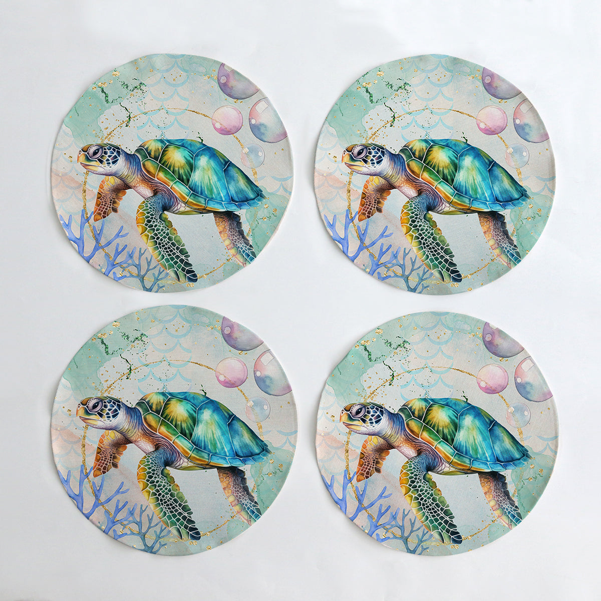 Dreamy Sea Turtle Table Placemat