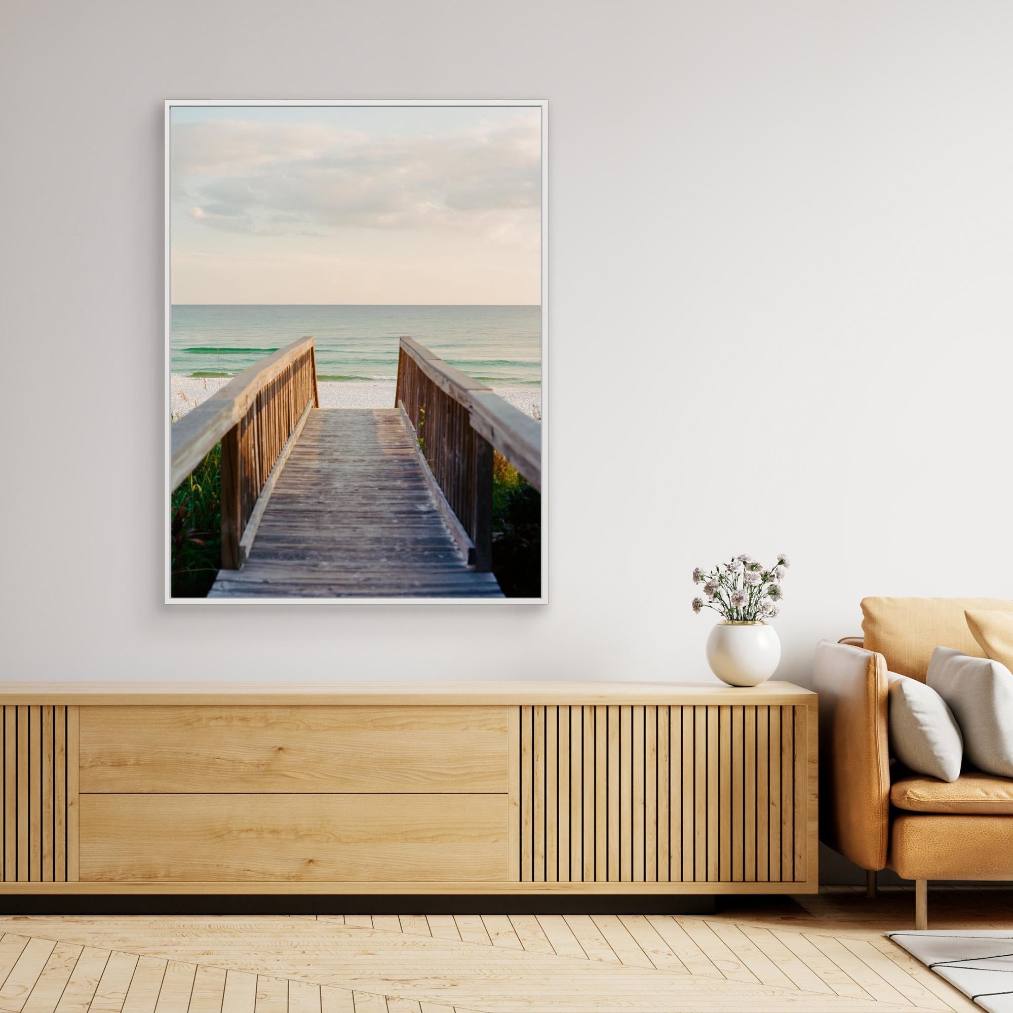 Canvas Print - Pastel Ocean Sunset VIII by Bethany Young