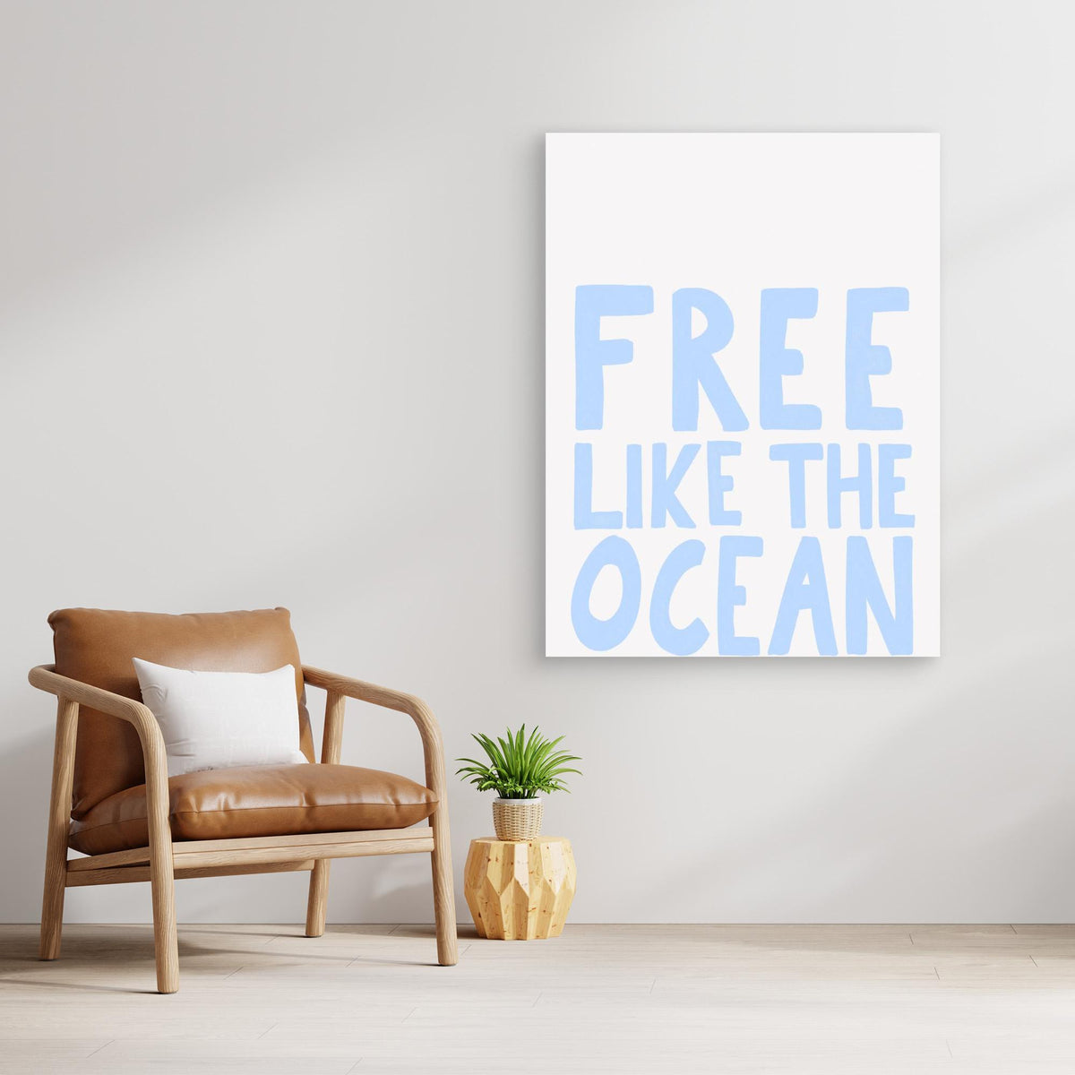 Canvas Print - Free like the Ocean by Athene Fritsch