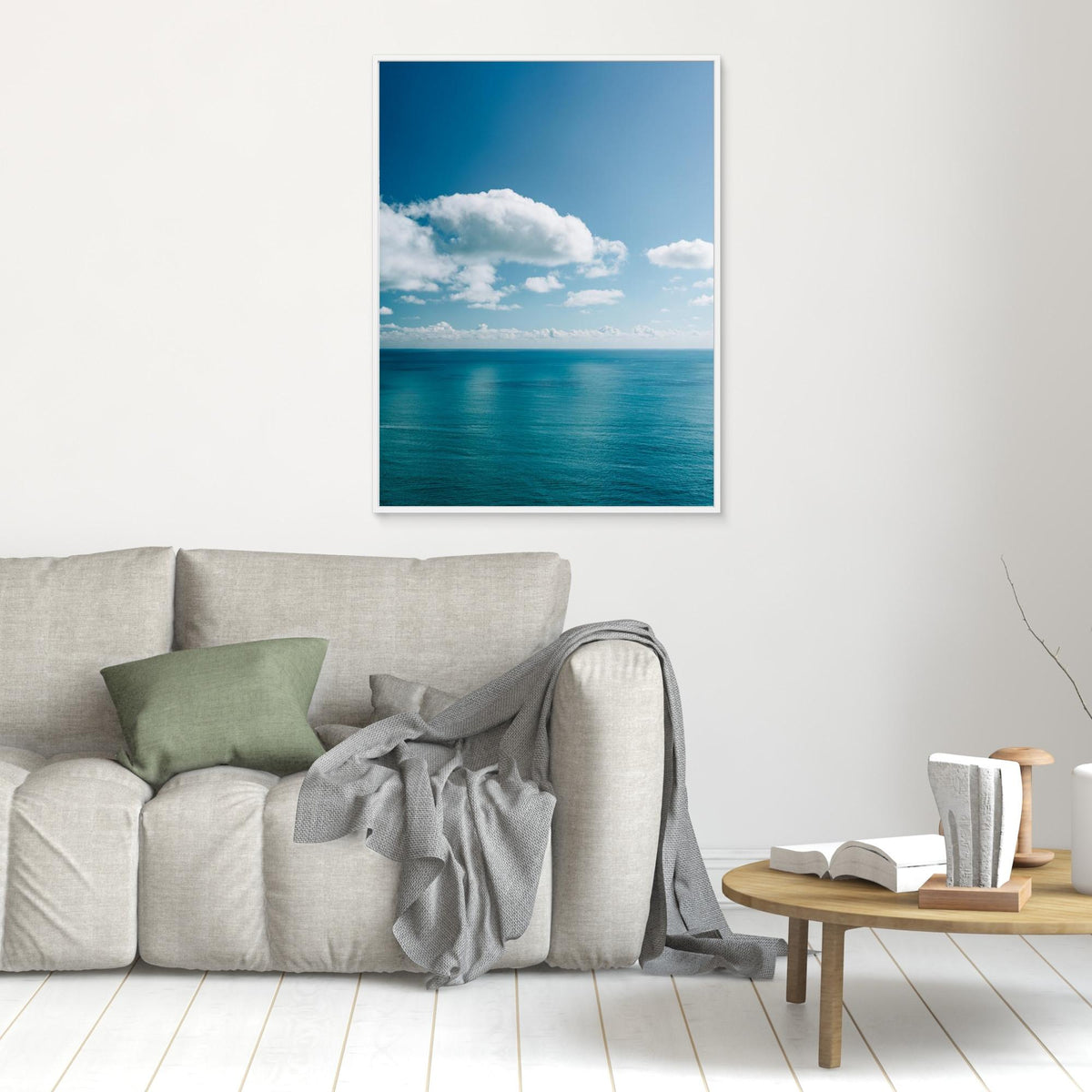 Canvas Print - Amalfi Coast Ocean View V by Bethany Young