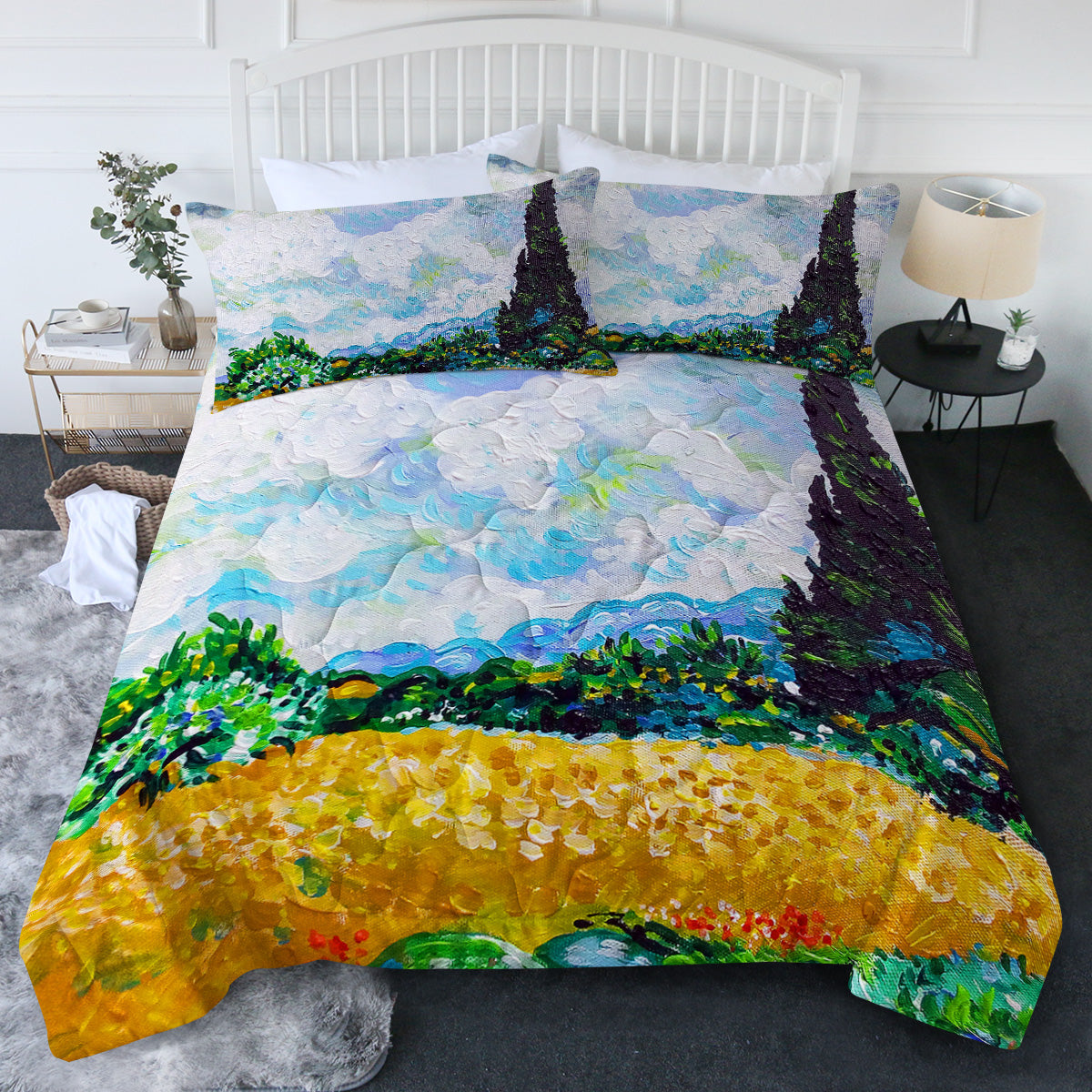 Van Gogh&#39;s Wheat Fields Comforter Set