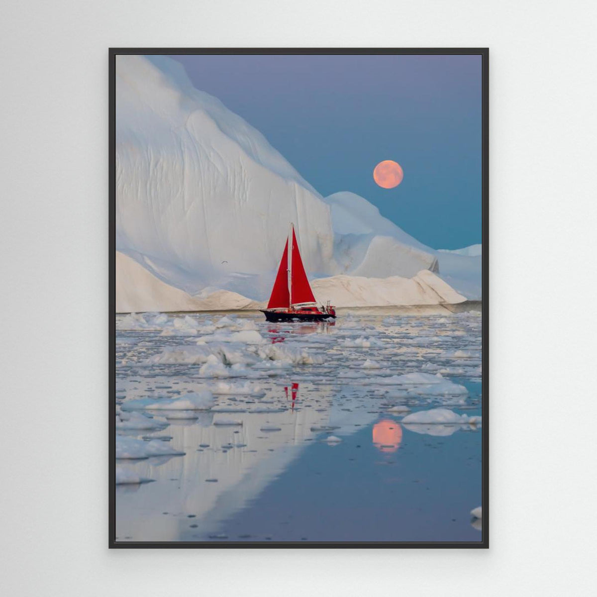 Canvas Print - Greenland Night by Marc Pelissier