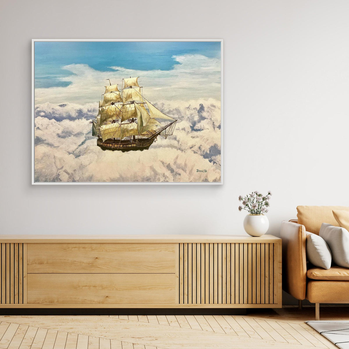Canvas Print - Sky Sailing by Tom Blood