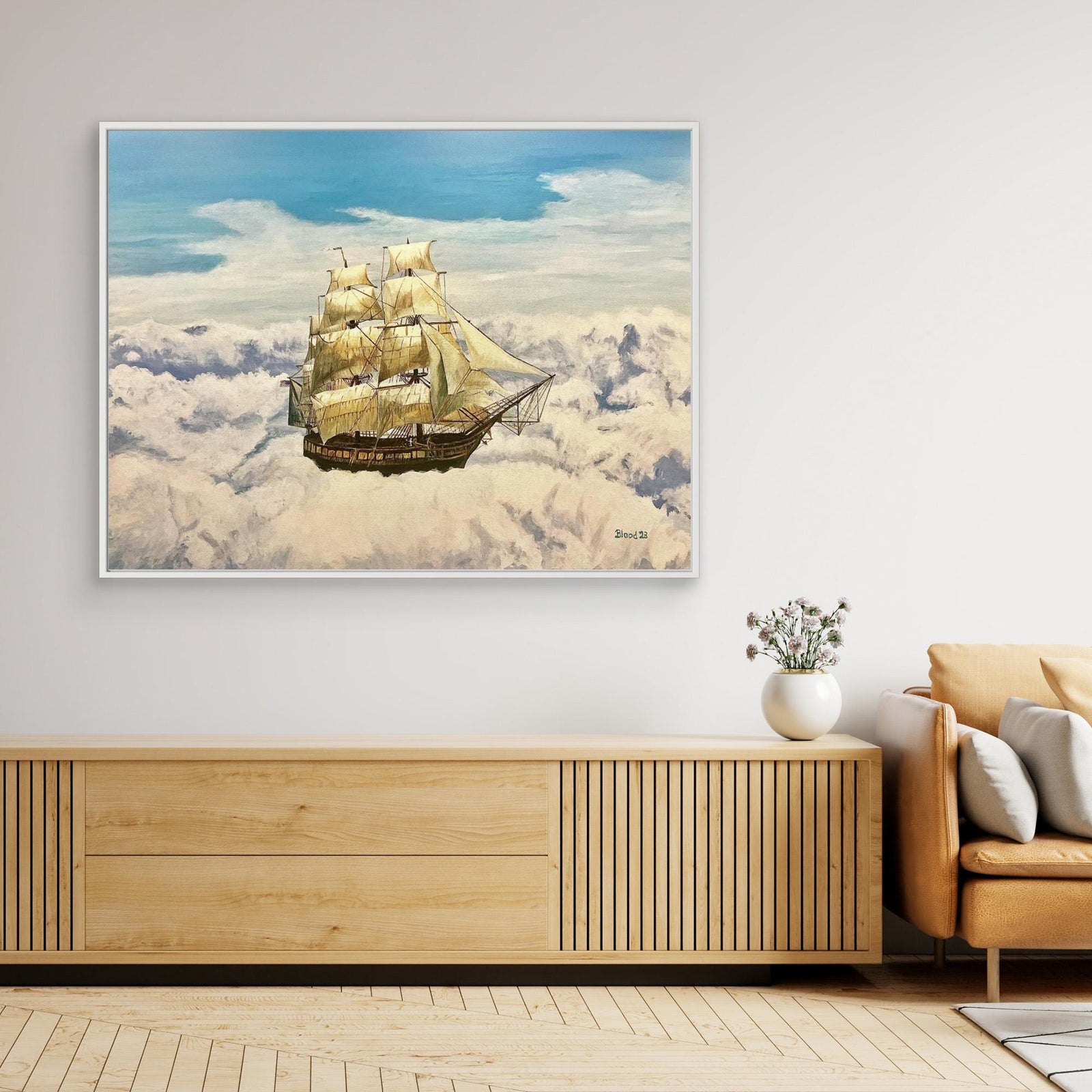 Canvas Print - Sky Sailing by Tom Blood