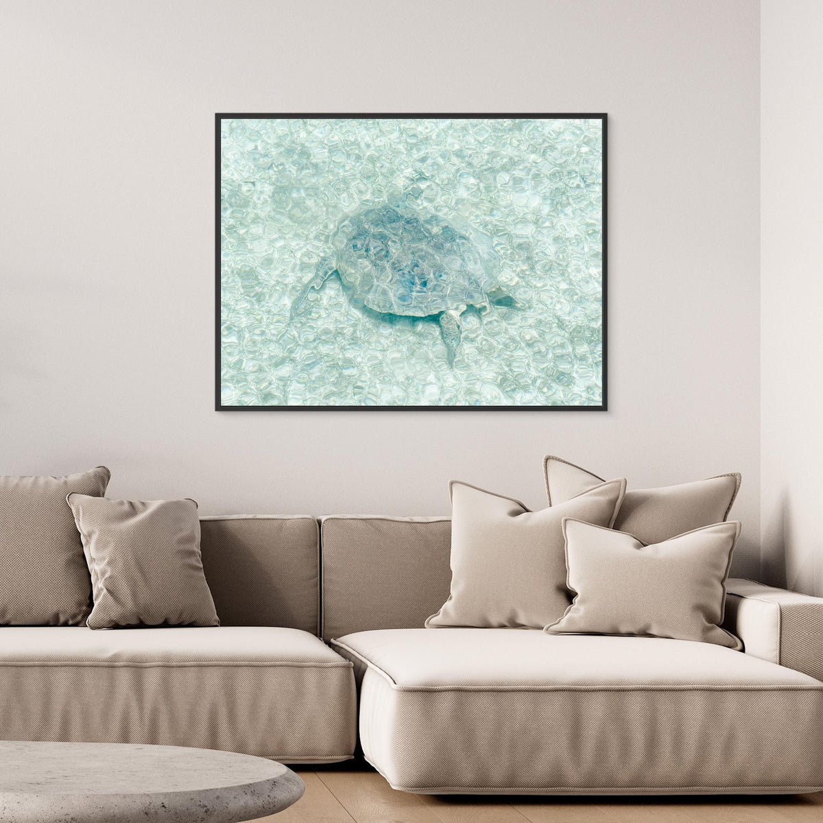 Canvas Print - Turtle Underwater by Photolovers