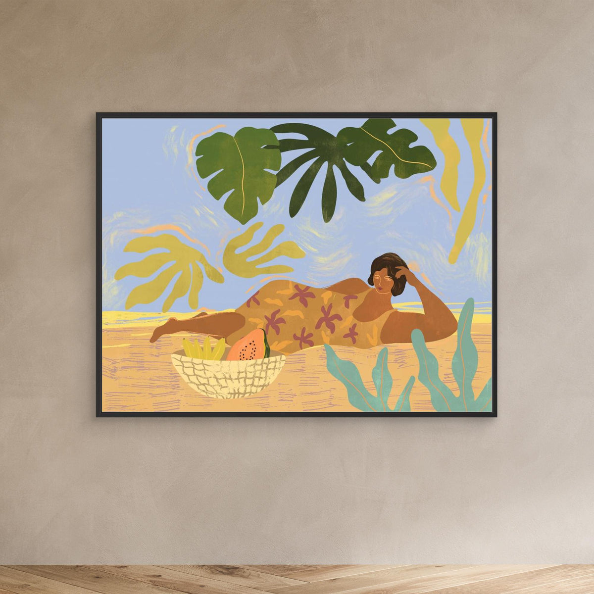 Canvas Print - Lazyday by Arty Guava