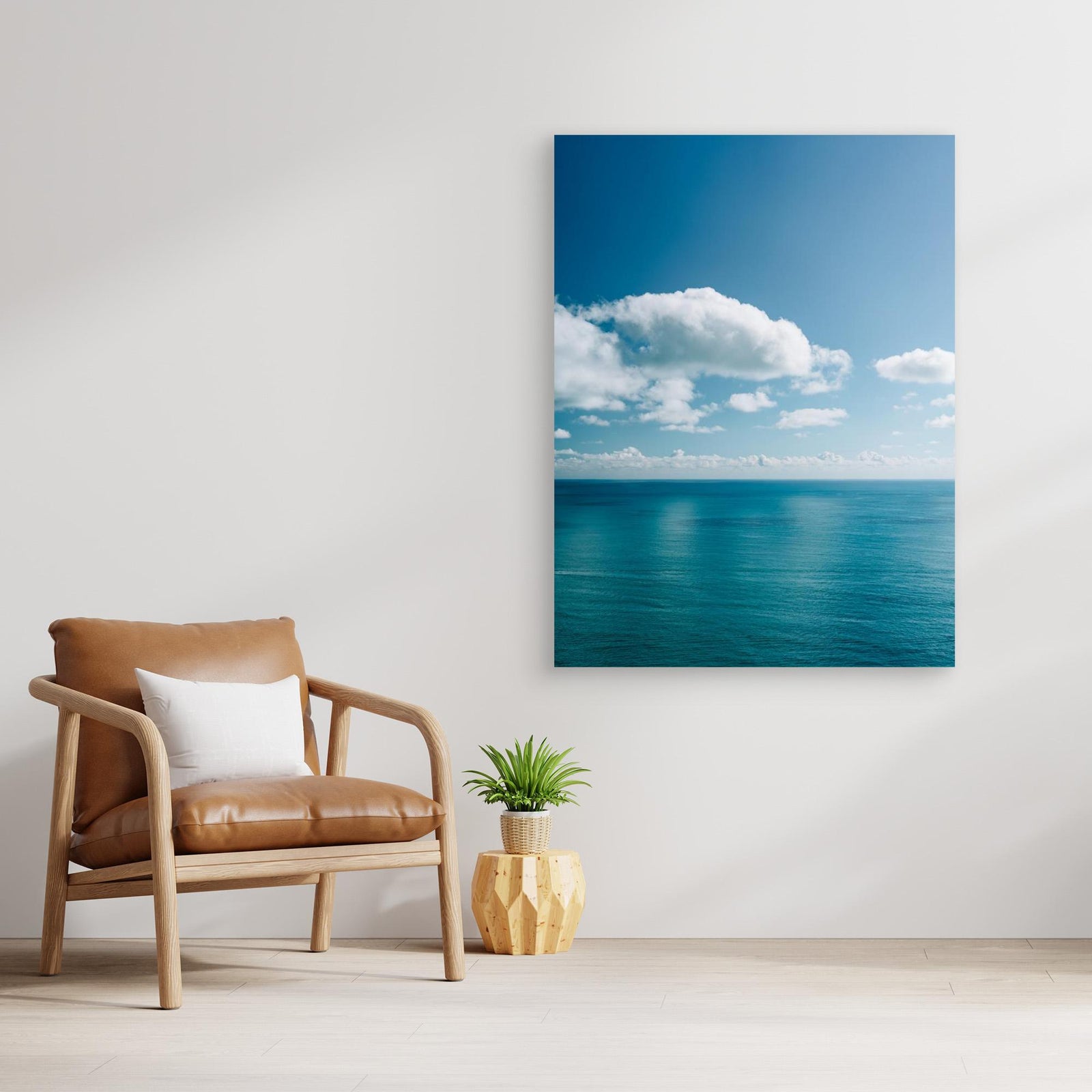 Canvas Print - Amalfi Coast Ocean View V by Bethany Young