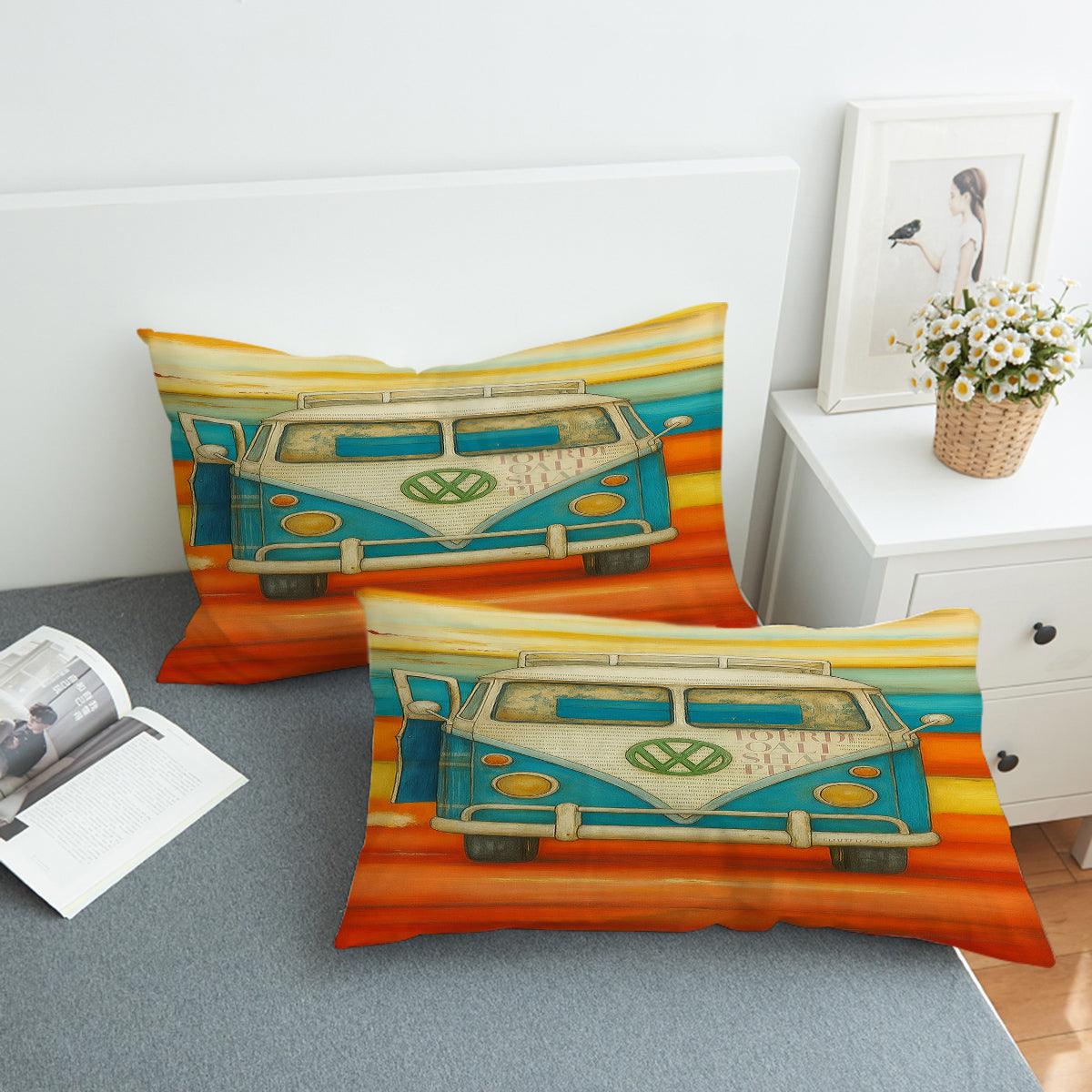Vee Dub Sunset Bedding Set